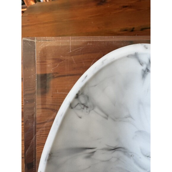 Kassatex Ducale Tray Acrylic And Resin Modern Soap Dish Jewelry Trinket Heavy - Picture 14 of 16